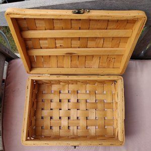 Woven Wood Basket
